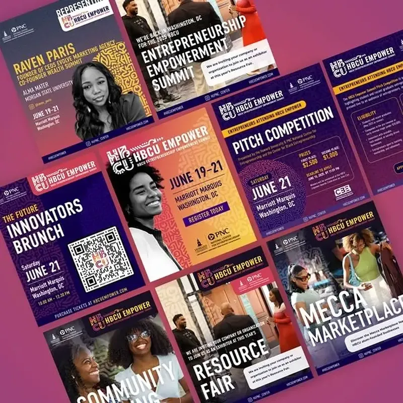 HBCU Empower Summit event branding