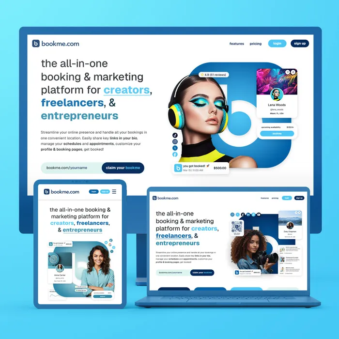 BookMe.com - Custom Website Design & Development 2