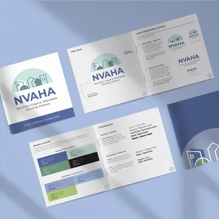Northern Virginia Affordable Housing Alliance - Designing NVAHA's Custom Logo & Brand 1
