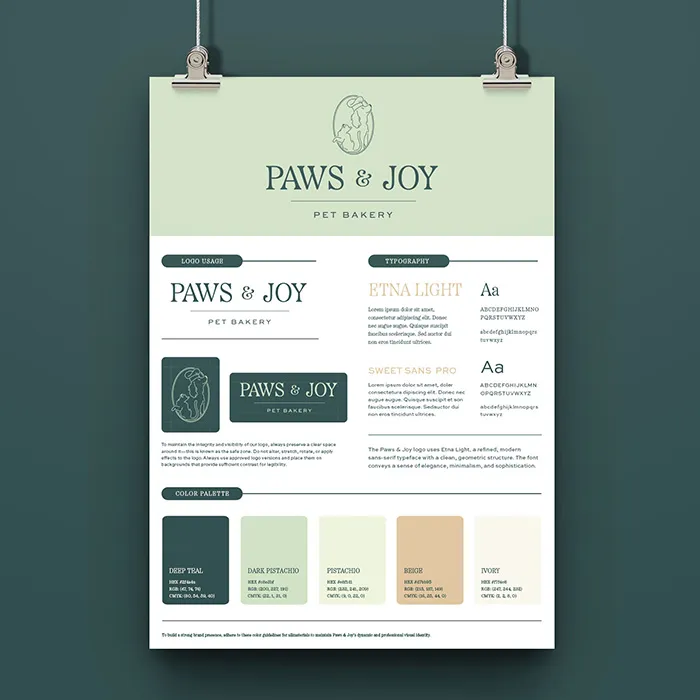 Paws & Joy - Building a Brand Fit for the Finest Pet Bakery 1