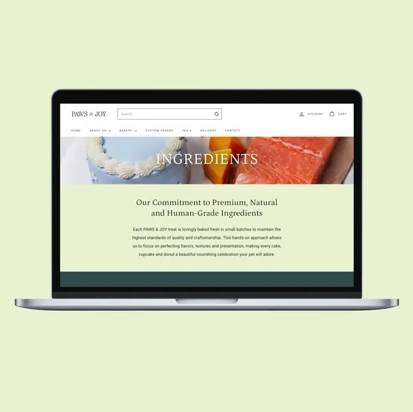 Paws & Joy - A Luxurious Website Built to Convert 3