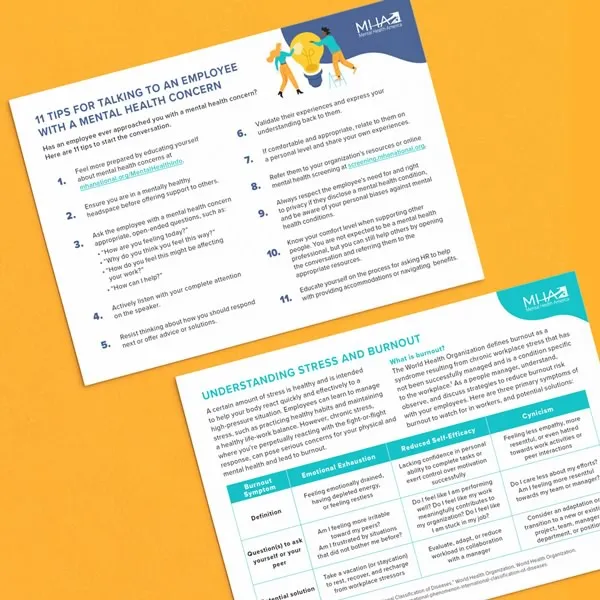 Mental Health America Toolkit - Through Custom Illustrations & Clear Layouts 1