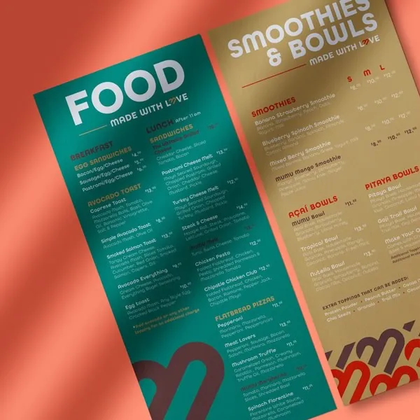 MUMU - Designing A Fresh Logo & Brand for MUMU Cafe 3